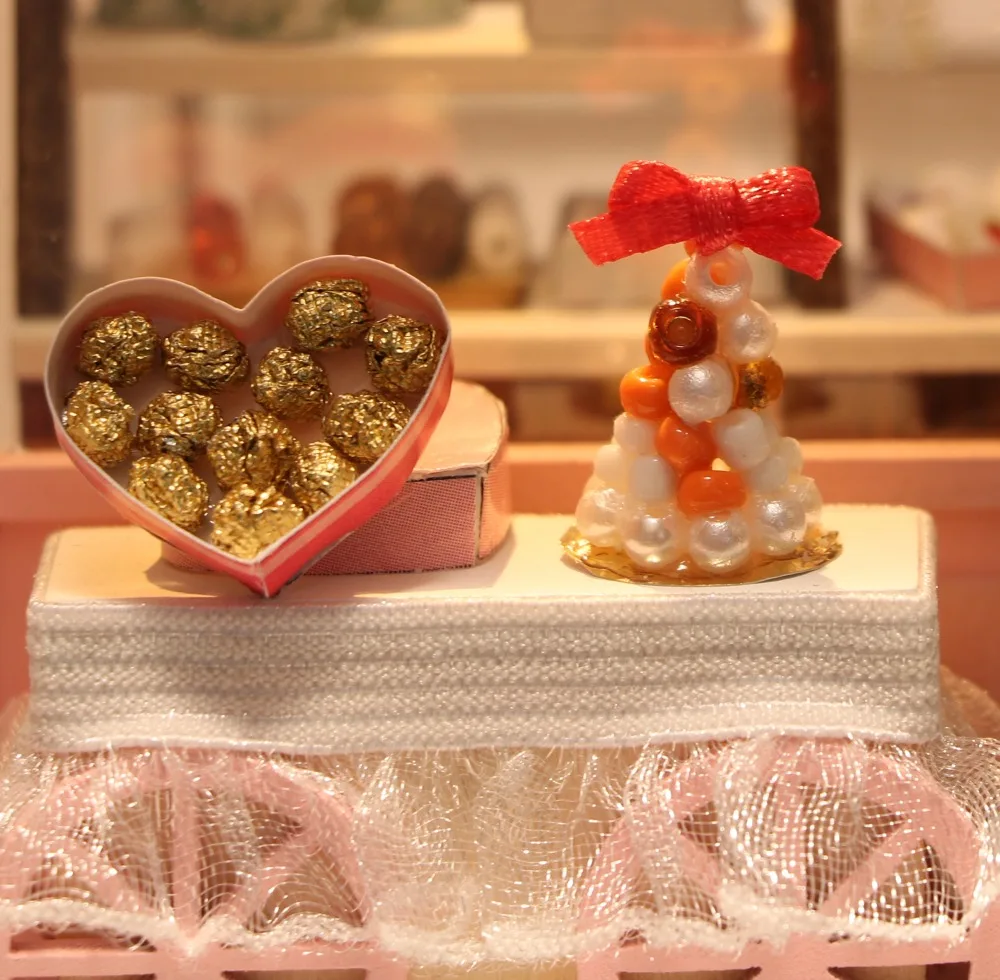 CUTEBEE кукольный дом Миниатюрный DIY кукольный домик с деревянная мебель для дома время ожидания игрушки для детей подарок на день рождения M027