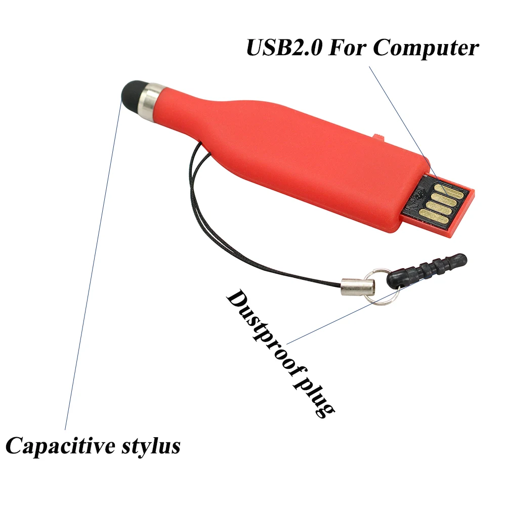 Флэш накопитель USB стилус с конденсатором реальной емкости 128 ГБ флэш 256