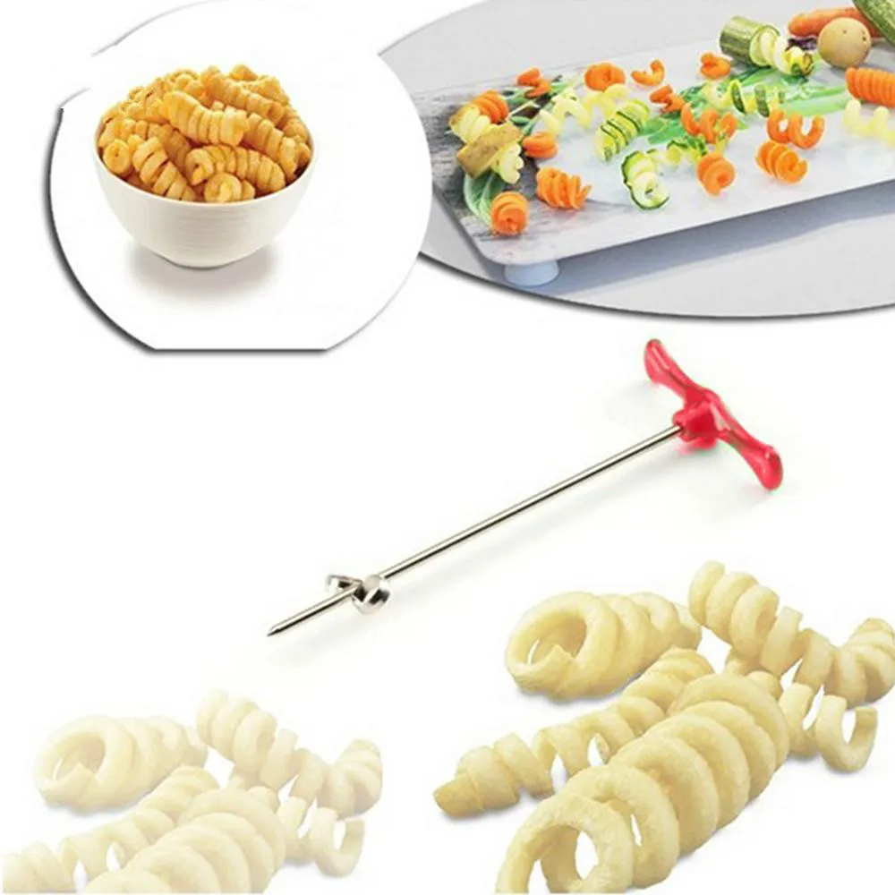 Hoomall Vegetable Spiralizer Rotating Machine Manual Magic Roller Spiral Slicer Kitchen Gadgets Fruit And | Дом и сад