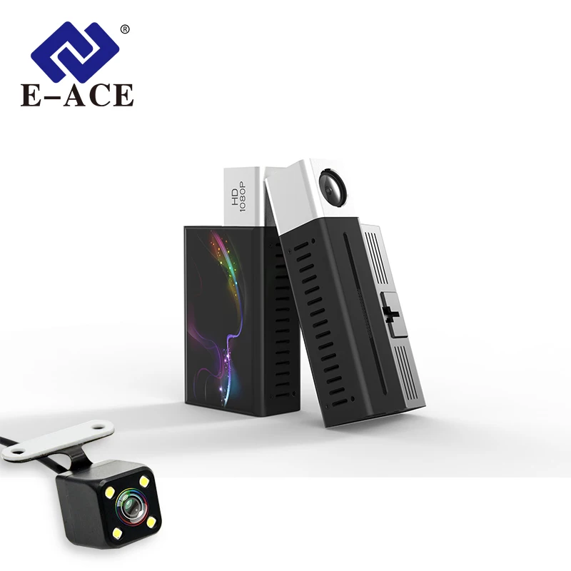 E-ACE F03 Автомобильный видеорегистратор 3 дюйма 3g Android Dash Camara с Wifi мини видеорекордер