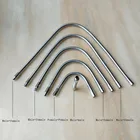 Гибкий металлический шланг, гибкий металлический гибкий шланг, 1 шт., M10, винт с внутренней резьбой, змеевидный зажим для трубки, для самостоятельной сборки