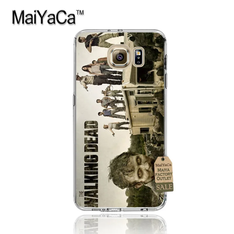 MaiYaCa Ходячие мертвецы оболочка чехол для телефона Samsung S5 S6 S7 Edge S8 Plus S3 S4|case for