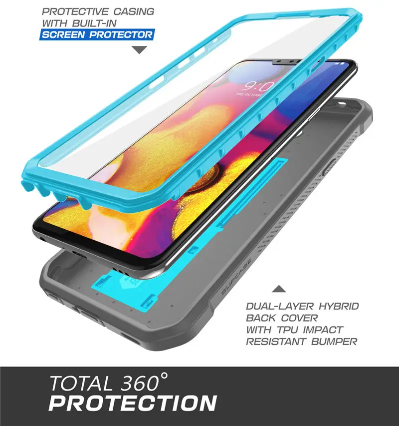 Для LG G8 чехол thinq для LG G8 чехол SUP чехол UB Pro цельная прочная кобура клип Защитный чехол со встроенной защитной пленкой