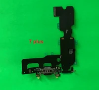 50pcs new usb charger charging port dock connector flex cable for iphone 7 7g plus 4 7 5 5 headphone audio jack
