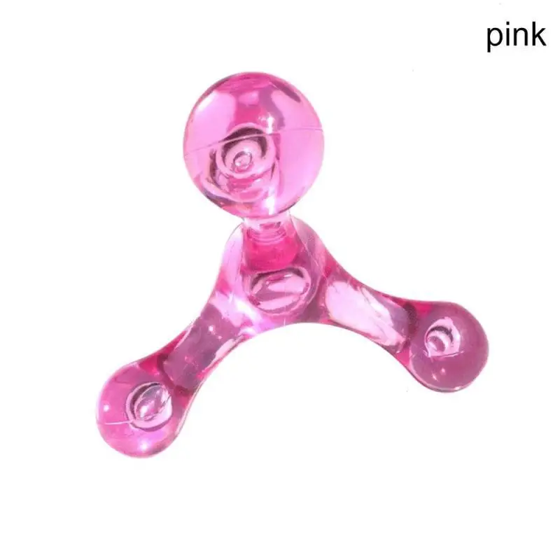 Pink Ручной массажер для тела, массажный мяч, палочка для спины, плеча, рук, ног, ног, бедер, массажный инструмент для расслабления тканей, инструменты для здоровья - Цвет: Pink