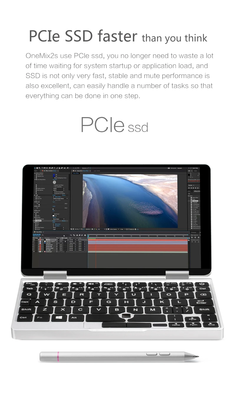 " 1920*1200 ноутбук onenetbook один Mix 2 S 2 в 1 Tablet PC Win10 M3 8100Y Dual Core 8G Оперативная память 256G диск PCIe SSD отпечатков пальцев с металлическим корпусом