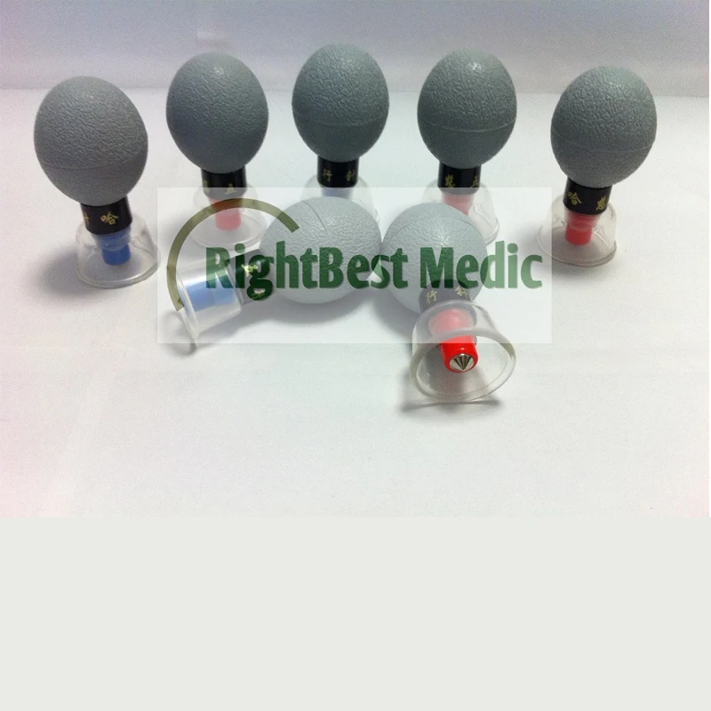 Русский и английский руководство HACI Магнитная Акупрессура всасывания Cupping набор