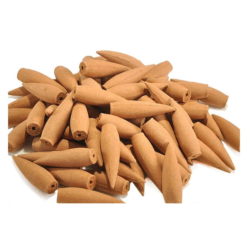 22pc/box 30minutes Backflow incense Laoshan Sandalwood Tibetan Tower Lengthened version Buddhism | Дом и сад