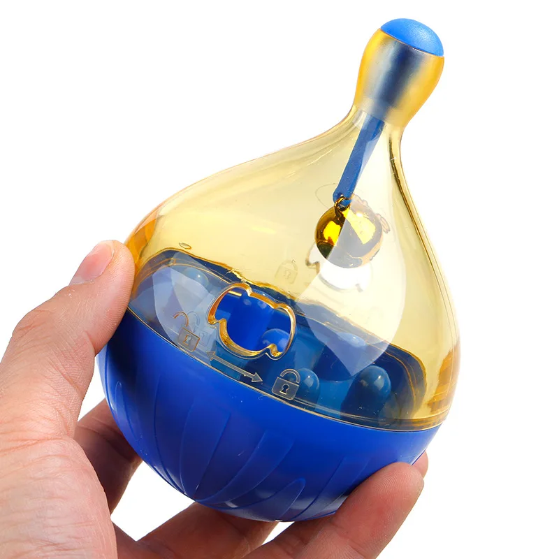 Pet Toy Automatic Funny Feeding Bite Cat Dog Tumbler Train Spill Food Ball Bowl Leak-proof | Дом и сад