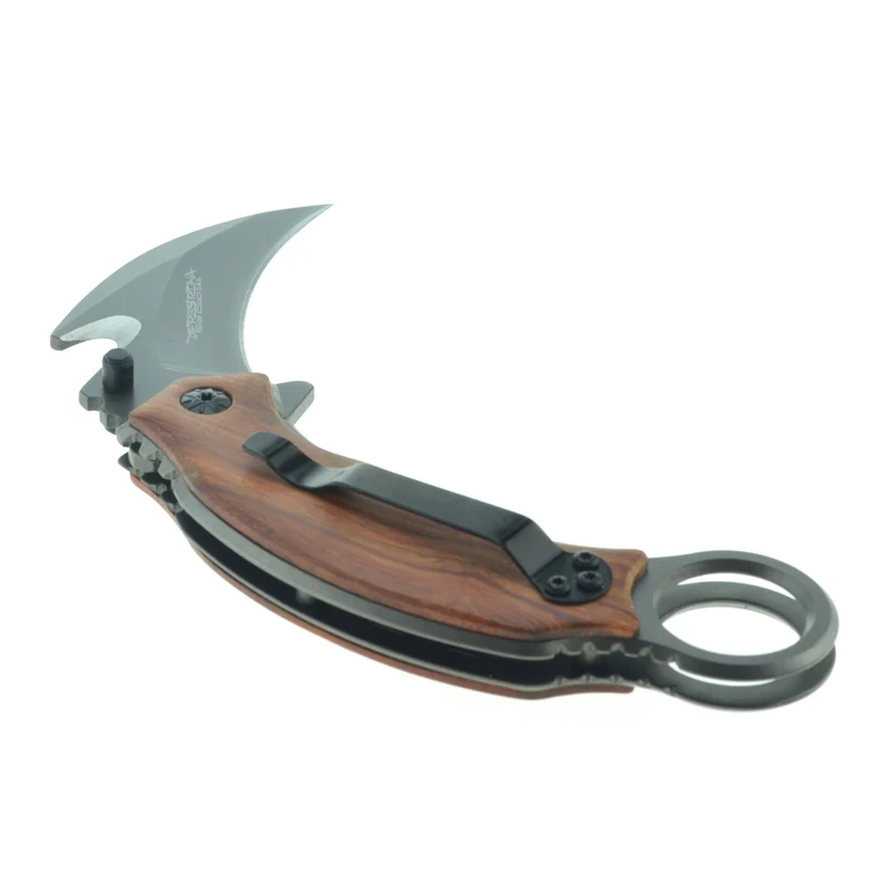 Высокое качество cs go counter strike karambit нож складной тактический охотничий холодный стальной нож с деревянной ручкой EDC инструмент