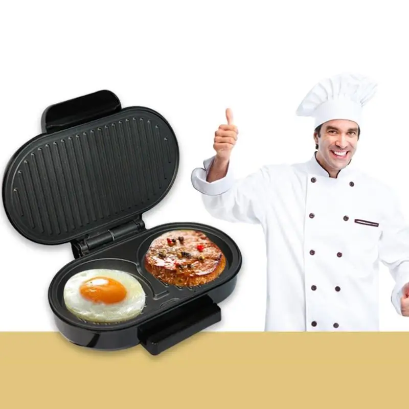 220 В ЕС Барбекю Стейк гамбургер гриль мясо барбекю гриль Завтрак машина сковорода для яиц сэндвич Панини чайник хлеб поверхность плиты