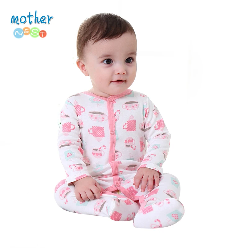 Детский комбинезон с длинным рукавом и принтом торт|newborn jumpsuit|baby rompersinfant clothing |