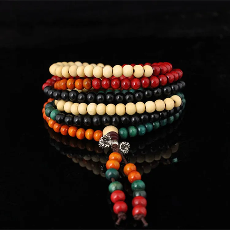 Модный браслет с подвесками для мужчин тибетский буддийский лама сандаловое