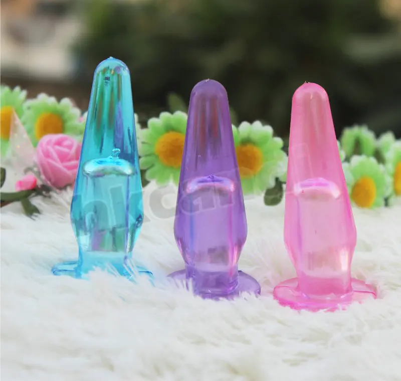 Крошечная Ночная Клубная Желейная Анальная пробка для первого использования во