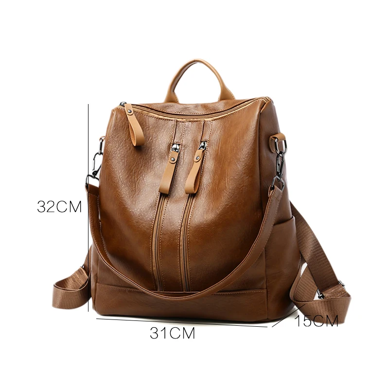 Youda женский винтажный рюкзак модный ретро из искусственной кожи рюкзаки для