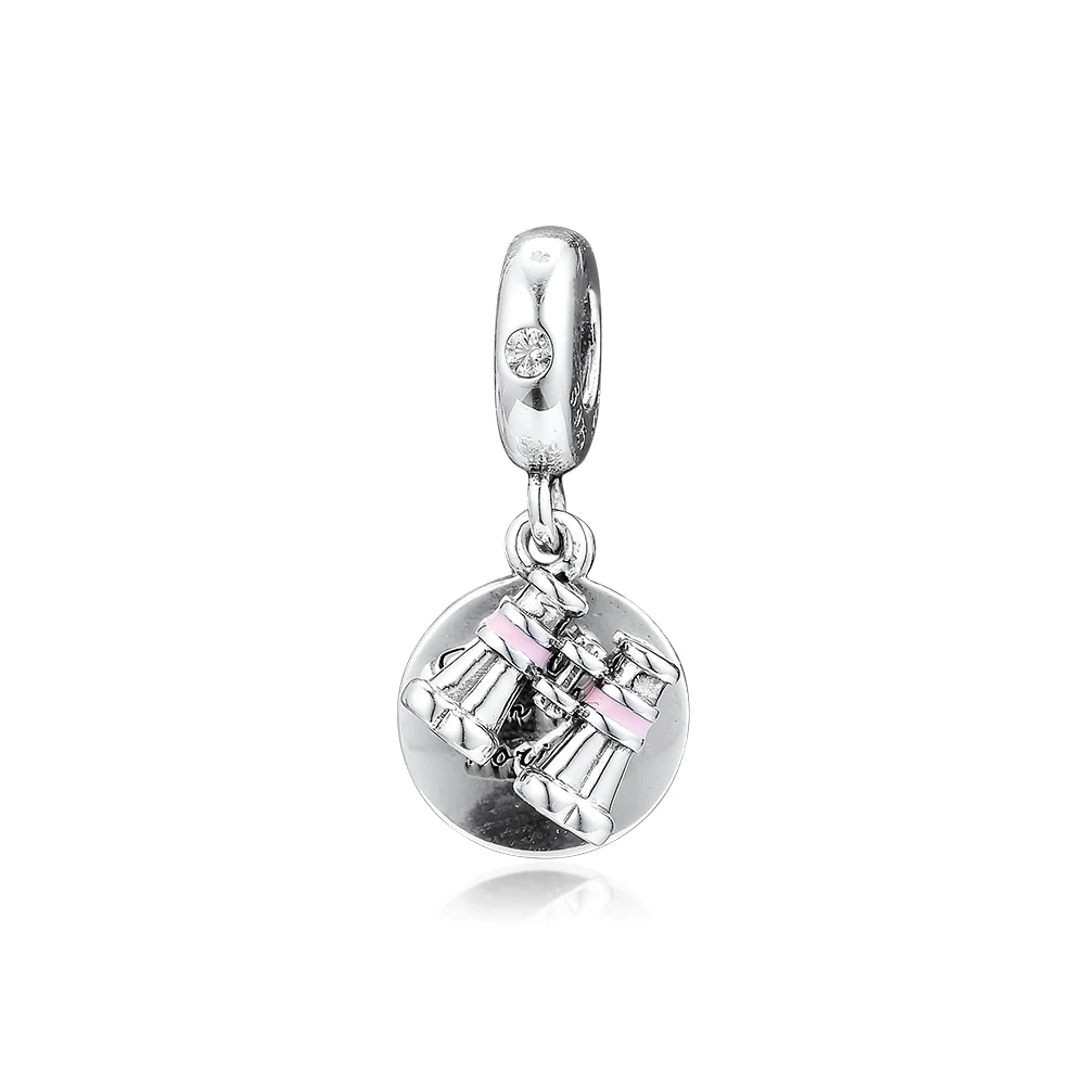 Золотой CKK Fit Pandora браслет вращающийся глобус бусины для Подвески для изготовления украшений Стерлинговое Серебро 925 шарик шарм Kralen perles - Цвет: Золотой
