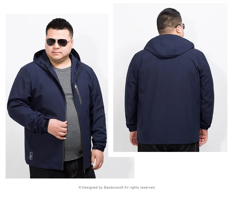 Большие размеры куртка-пилот бренд одежды 8xl 6xl Новинка весны Куртки модная