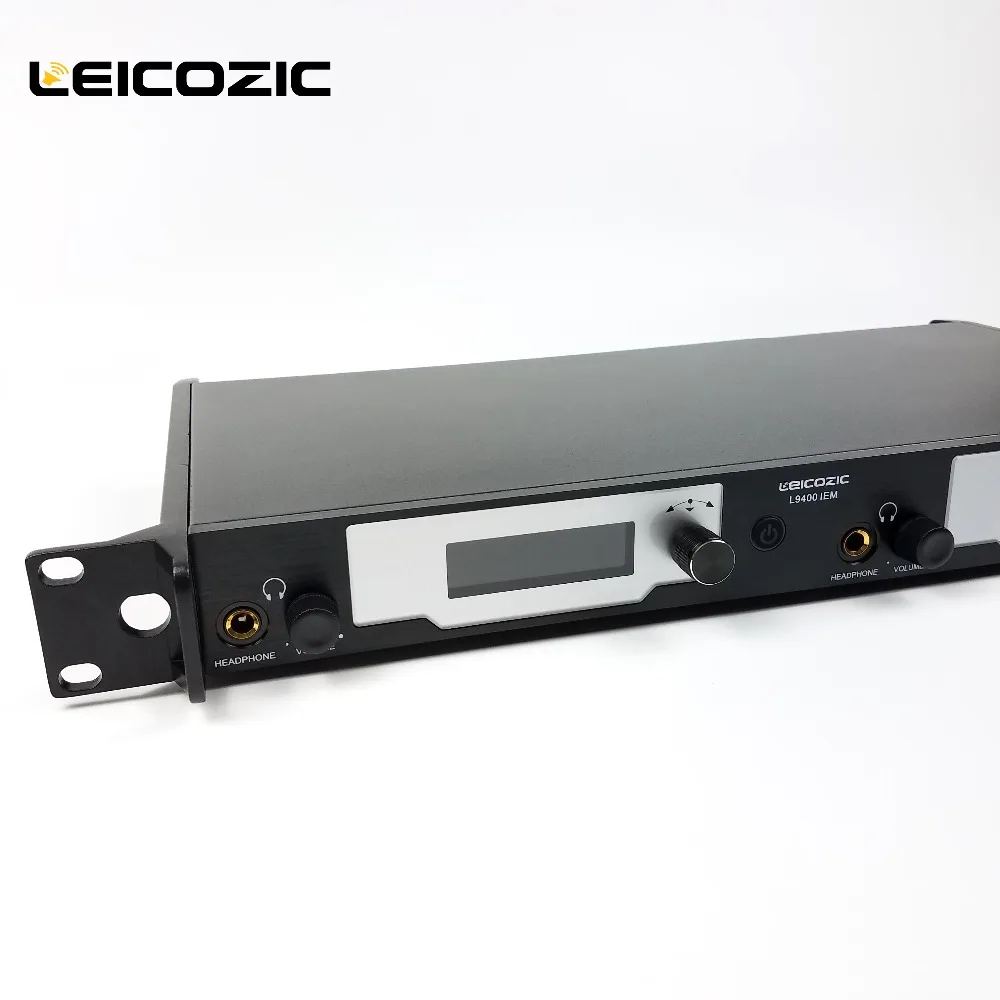 Leicozic система мониторинга в ухо L9400 SR2050 IEM Pro монитор Беспроводной в ухо монитор система Двойной передатчик 2 приемника