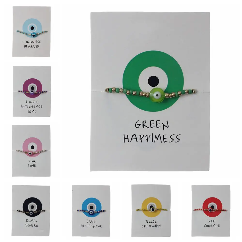 

MEIBEADS Colorful Evil Eye Seed Bracelets Pulseras Fashion Turkish Eye Bracelets For Women Bohem Bileklik Summer Jewelry