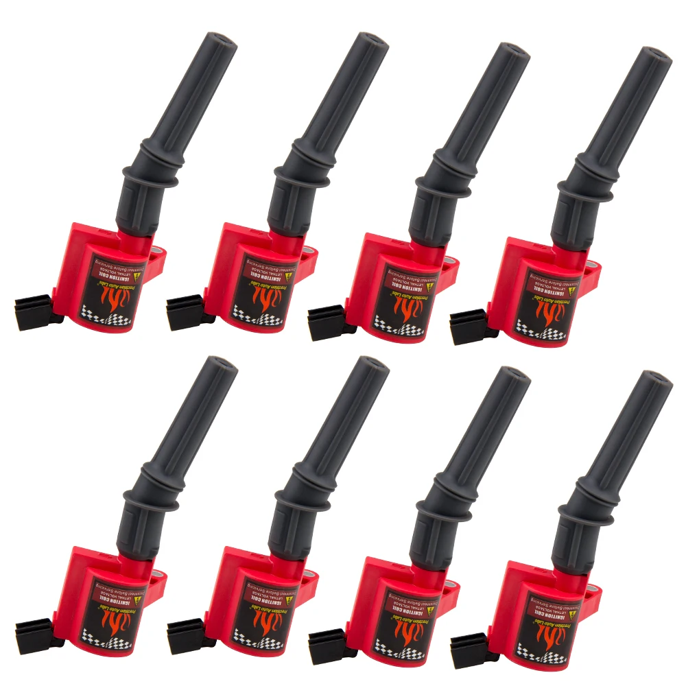 PRECISION AUTO LABS 8 шт. новая катушка зажигания для Ford Multispark эпоксидная C1454 4.6L 5.4L V8 V10 DG508R8