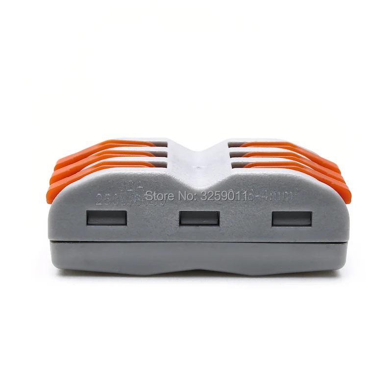 100 шт. SPL-3 PCT-213 222-413 толкатель разъем 6 Pin Универсальный компактный клеммы блок