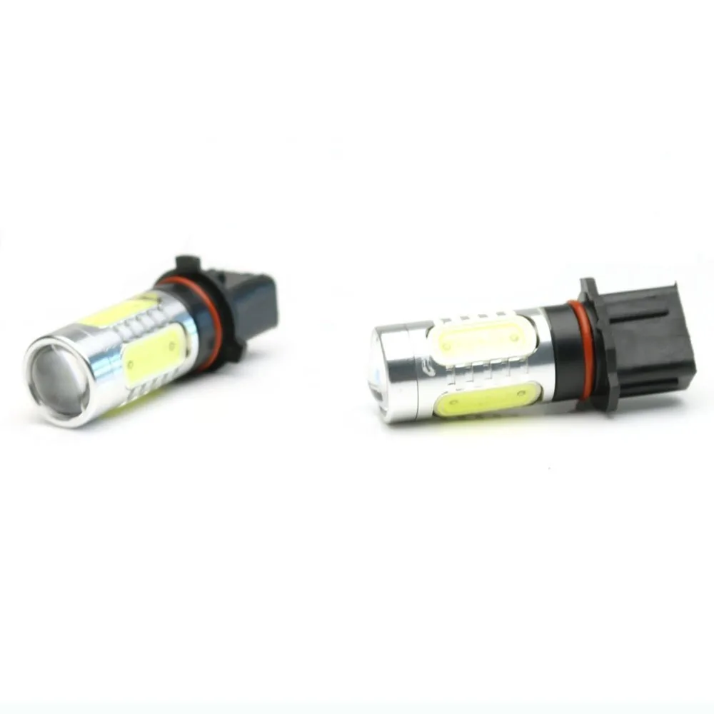2 шт. белый CREE чипы светодиодный высокое Мощность P13W COB DRL Противотуманные фары для