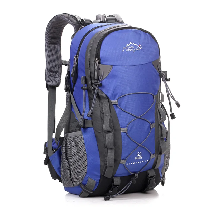 royal blue Унисекс, 40 л, женские рюкзаки для путешествий, много цветов, двойная сумка на плечо, полиэстер, мужской рюкзак, Одноцветный, 443 - Цвет: royal blue