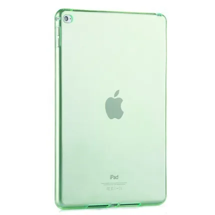 Green for mini 4 5 Мягкий чехол для iPad mini 4 5 7,", силиконовый чехол, прозрачный мягкий чехол из ТПУ, тонкий прозрачный чехол для iPad mini5 - Цвет: Green for mini 4 5