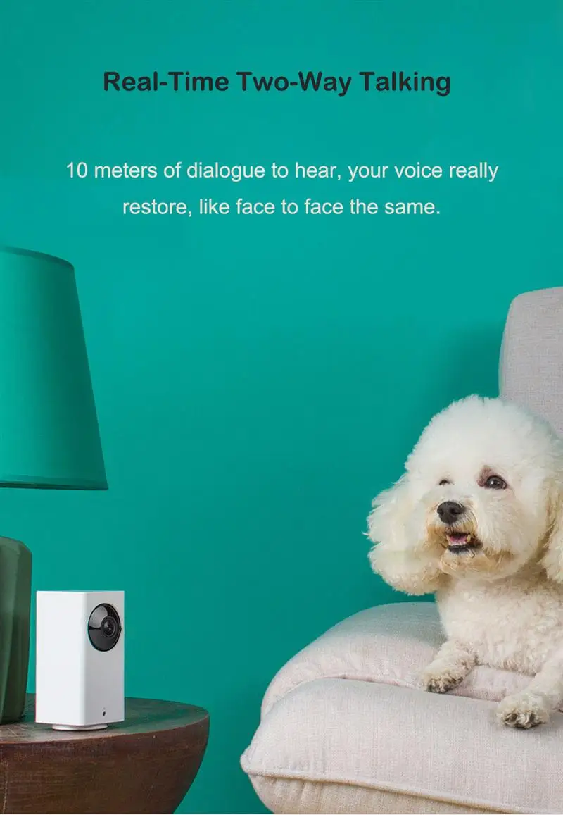 Xiaomi MIjia 1080p HD 110 градусов Dafang умный дом интеллектуальная безопасность wifi IP Cam ночное видение ИК-детектор движения