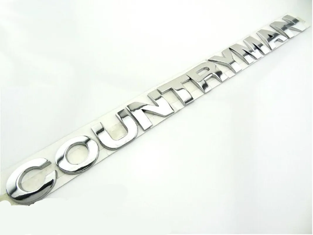 Новинка эмблема Countryman автомобильный значок металлическая хромированная