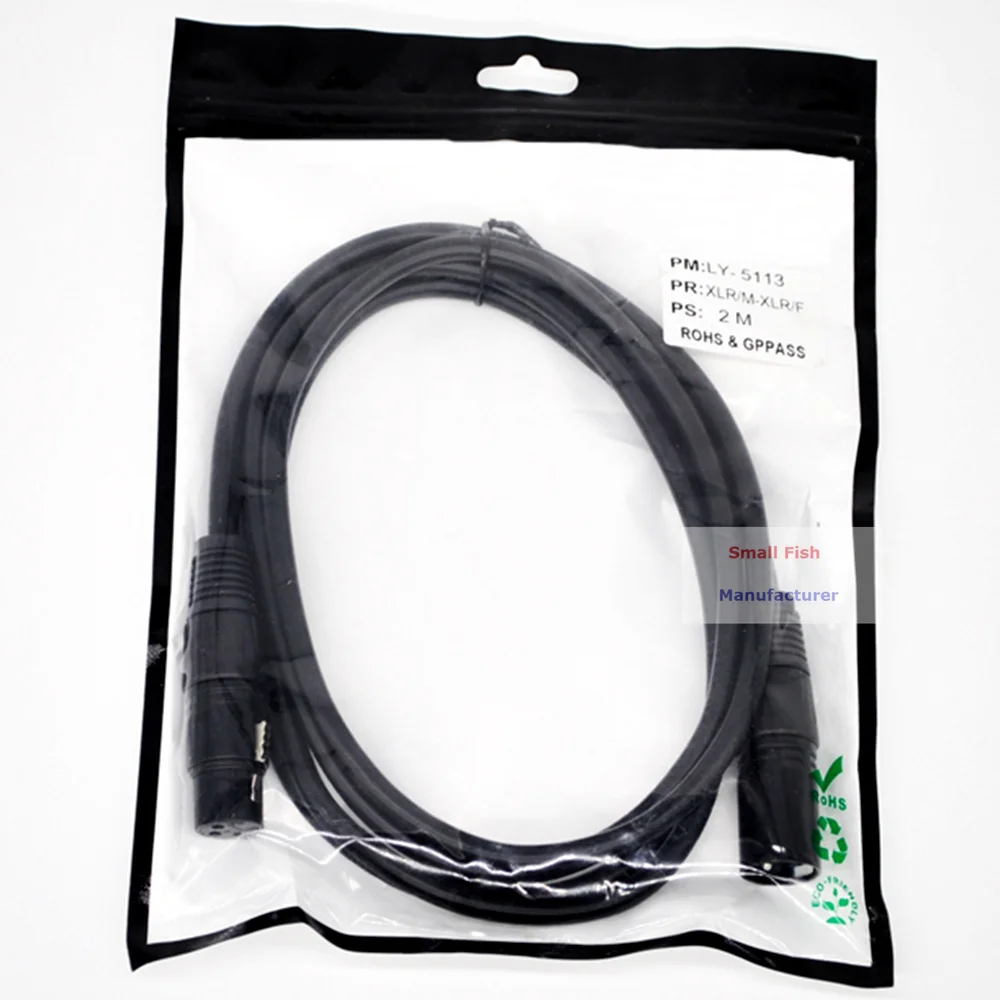 2 метра длина аудио кабель DMX микрофонный сценический свет LED Par для усилителей