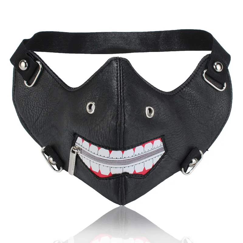 Панк полиуретановая маска Косплэй одежда с надписью Tokyo Ghoul 2 для косплея канеки