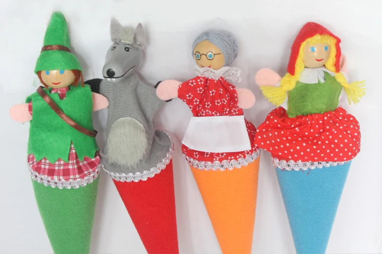 4 шт./лот кукольная кукла с красной шапочкой детские игрушки рождественский