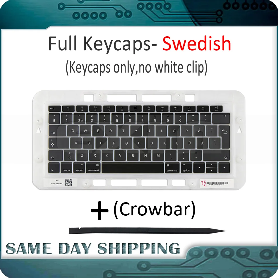 Подлинная для Macbook Air retina 1" 13,3" A1932 британский английский стандарт клавиатура A1932 ключи ключ колпачок s MRE82 EMC 3184 Late