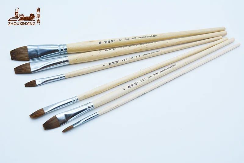 Кисть для рисования акварелью кисть маслом 6 шт./компл.|oil painting brush|brush artpainting brush |