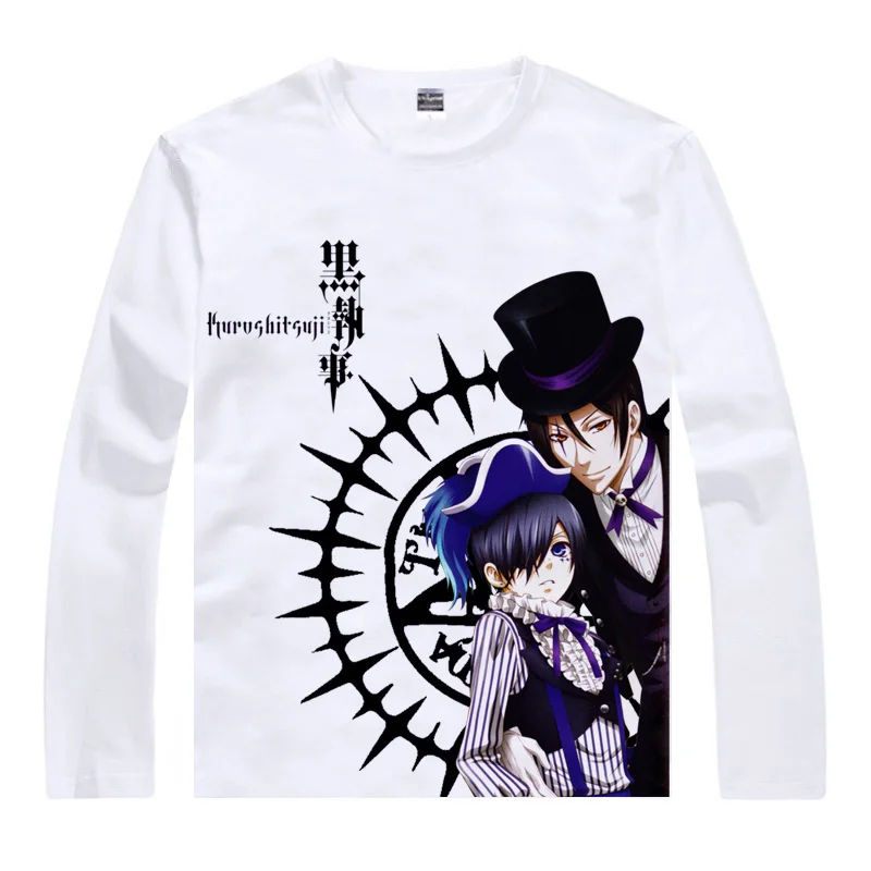 Coolprint японский Футболка с изображением в стиле аниме черные футболки принтом