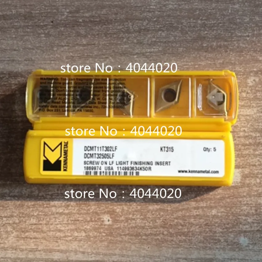 DCMT11T302LF KT315 DCMT32505LF 5 шт./кор. новая Оригинальная фотопластина для ЧПУ - купить по
