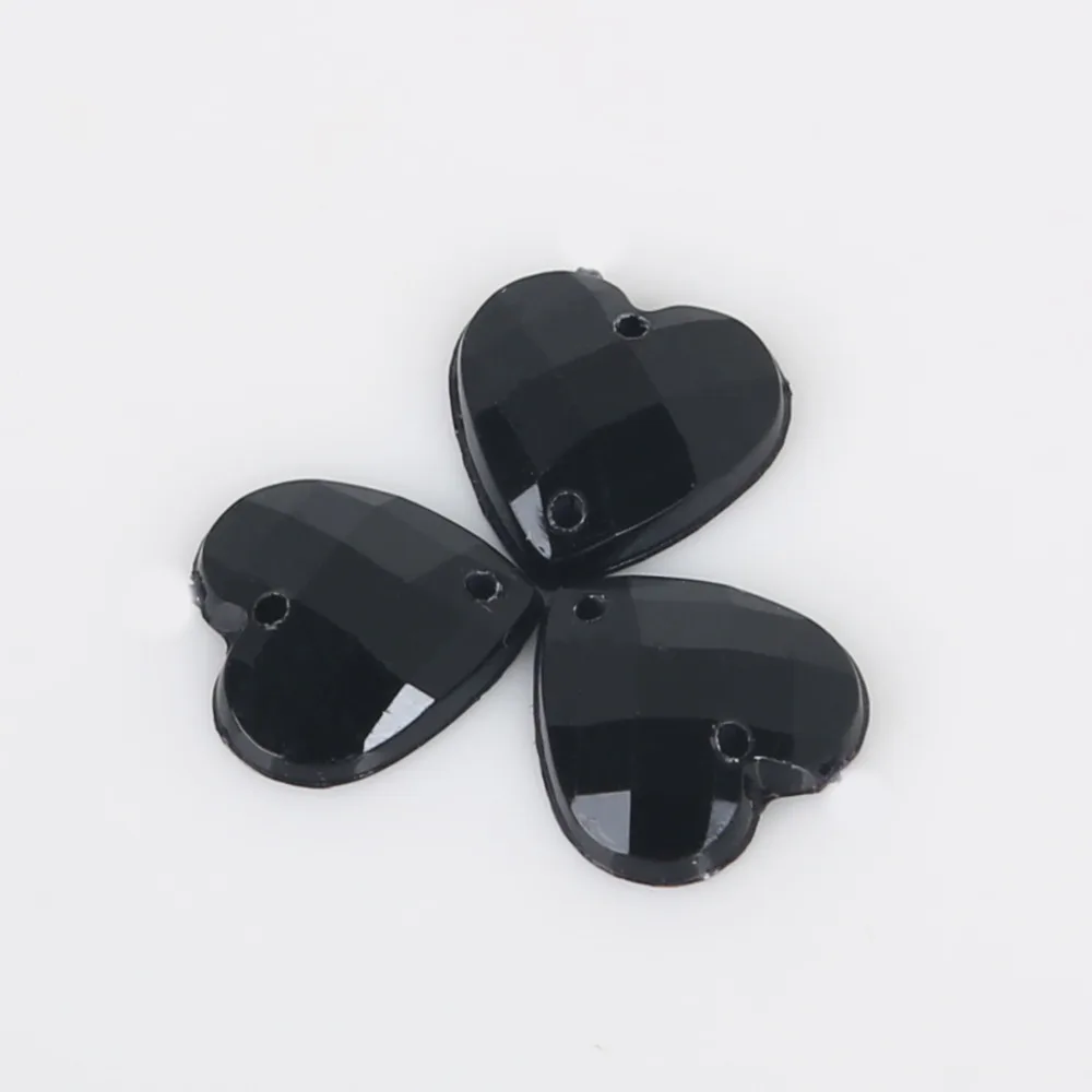 5 размеров прозрачные/AB цветные пришивные стразы с плоским основанием для шитья