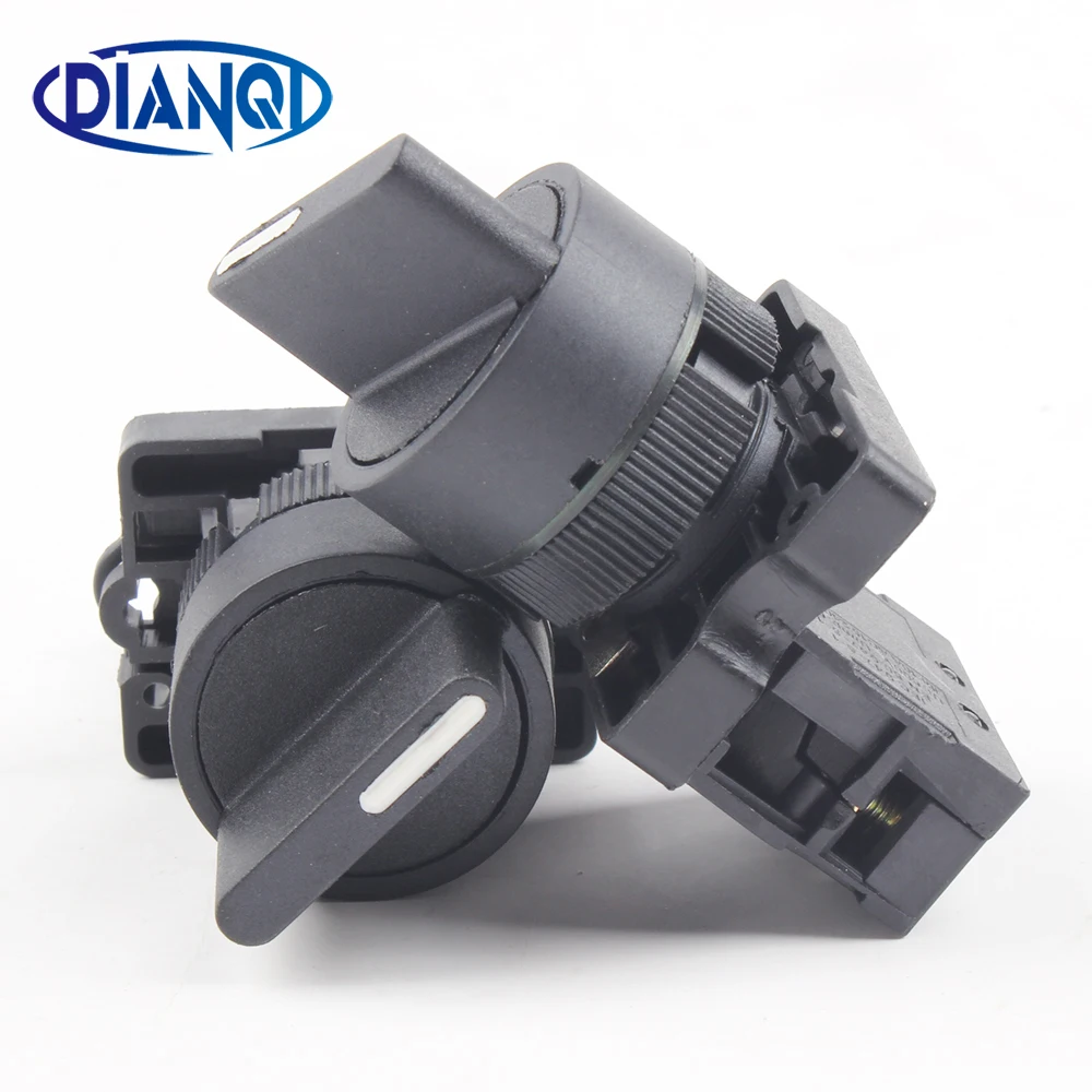 

DIANQI Ten suits XB2 ed21 xb2-ed21 2 position selector pushbutton switch push button switch ,