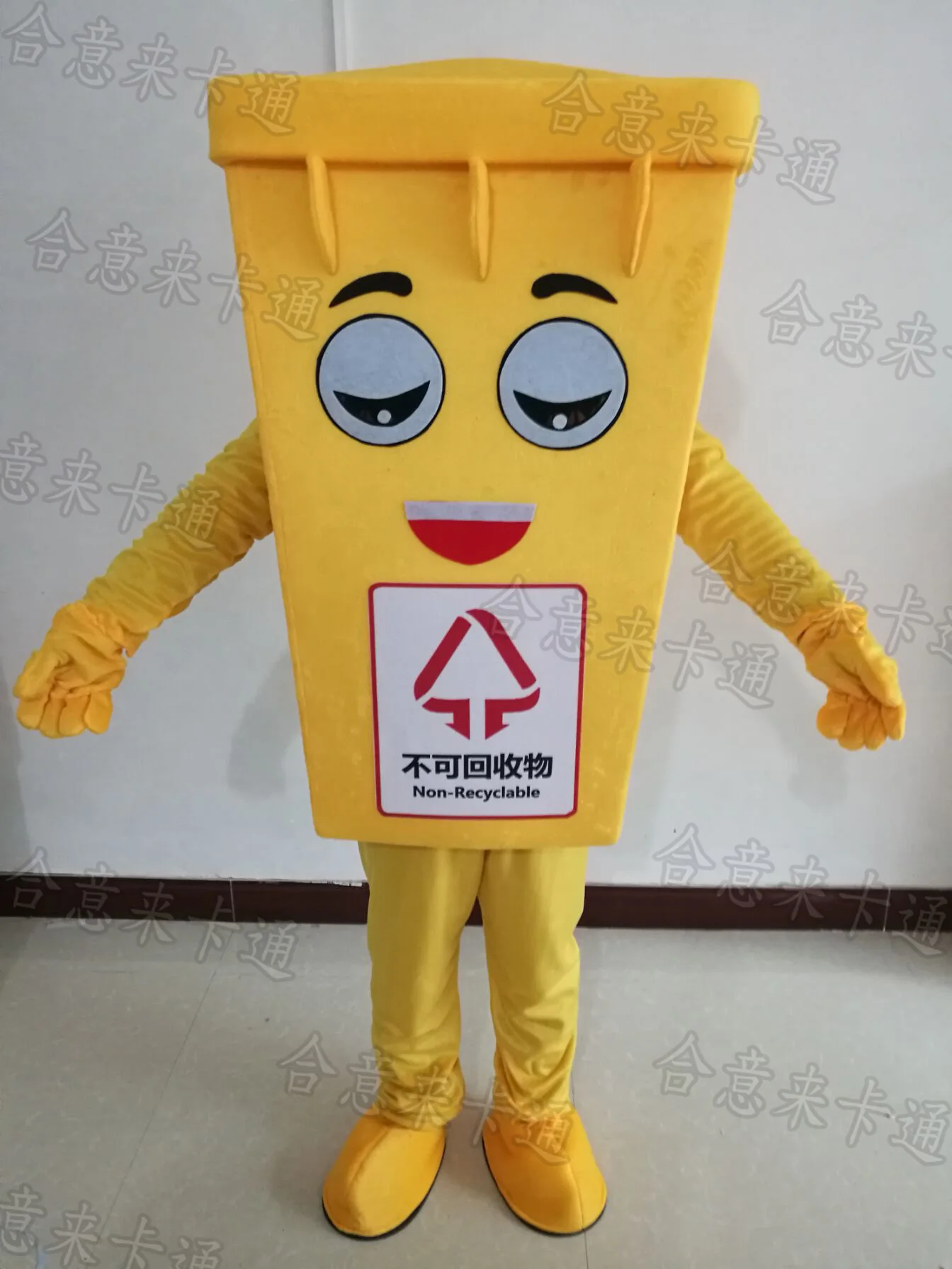 Green Recycle Trash Can Mascot Costume Adult Size Waste Bin Garbage Anime Costumes Advertising Mascotte Fancy Dress | Тематическая
