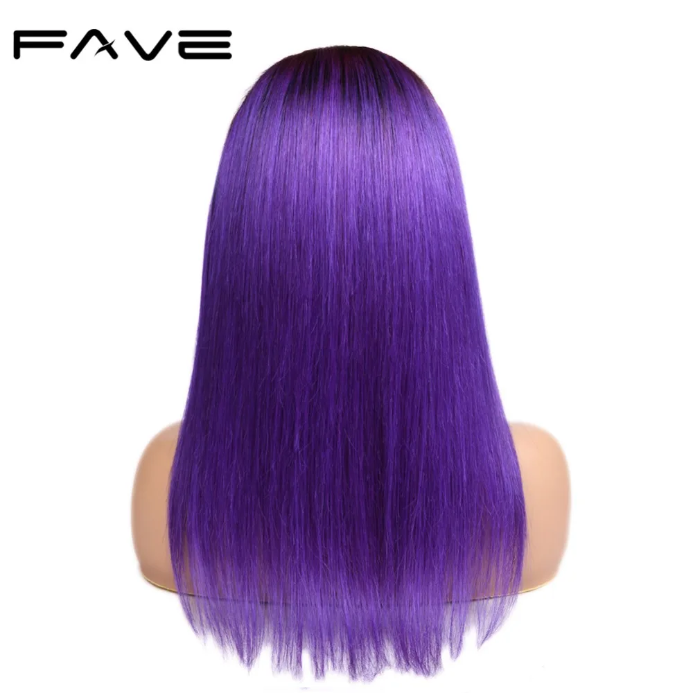 FAVE Hair 13*4 кружевные фронтальные прямые Омбре парики с детскими волосами