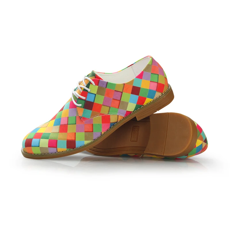 WHEREISART/винтажные мужские повседневные кожаные туфли с принтом в виде газет