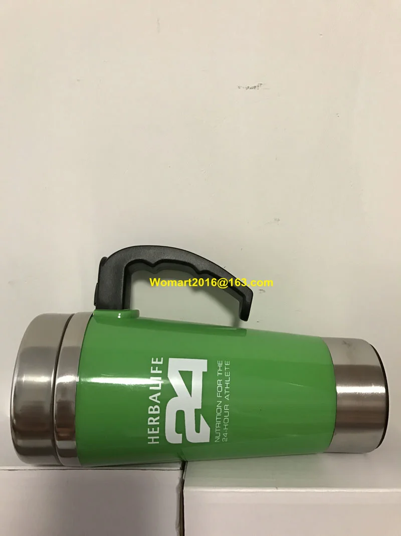 3 шт. зеленый Herbalife 24 питательный коктейль бутылка 500 мл нержавеющая ленивая
