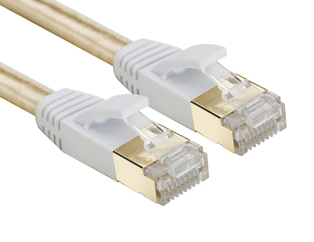 Короткий кабель CAT7 RJ45 0 3 м 5 1 2 плоский Ethernet Кабель для переключателя