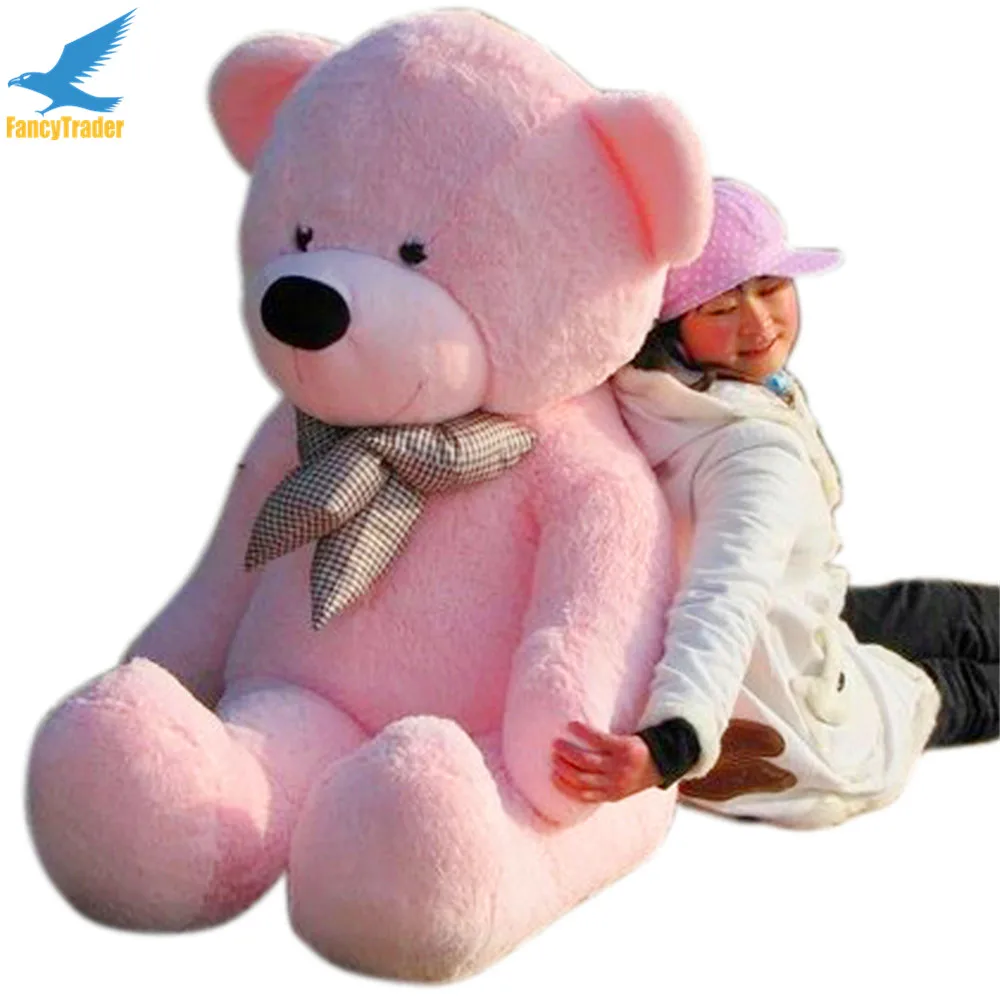 Fancytrader 63 ''розовый цветной гигантский плюшевый с наполнителем Teddy Bear 160 см