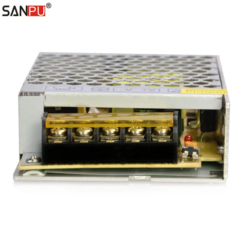 Светодиодный трансформатор SANPU SMPS DC 12 В 60 Вт 5A 110 220 CE RoHS для светодиодных лент