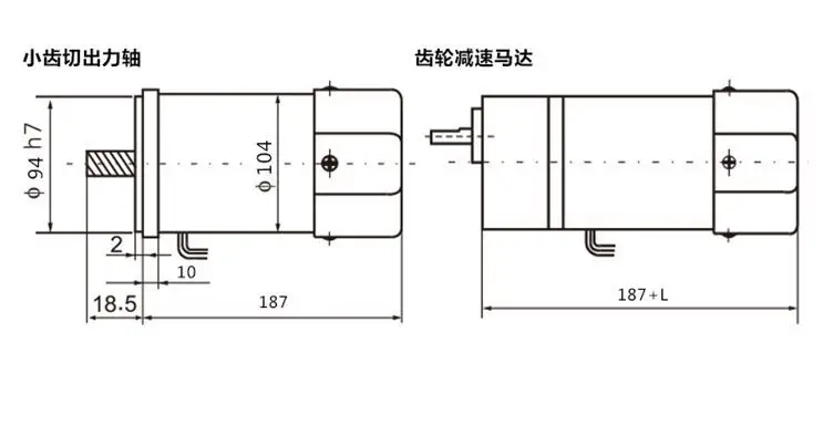 Однофазный 220V AC вертикальный микро мотор-редуктор скорость 140W 6IK140GU Постоянная