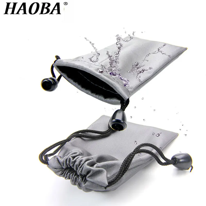 HAOBA фланелевый чехол для наушников, водонепроницаемый чехол для хранения гарнитуры, портативный чехол для переноски для iphone, аксессуары для наушников, мини-Чехол
