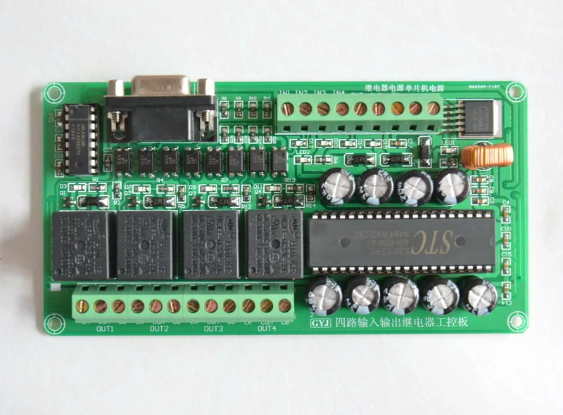 

free shipping 24V four input and output isolation relay / industrial board