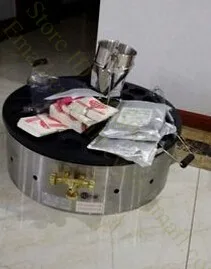 Машина для приготовления красных вафель на сжиженном газе машина хлеба колесах |